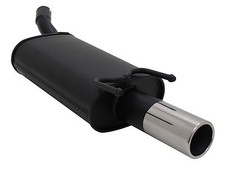 NOVUS Sportauspuff Endschalldämpfer 1x76mm passend für OPEL CORSA B