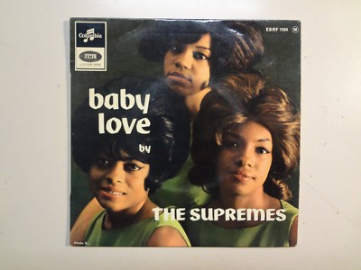 SUPREMES: Baby Love + 3- France 7'' 1964 Columbia E.M.I. ESRF 1594 (M) EP PCV