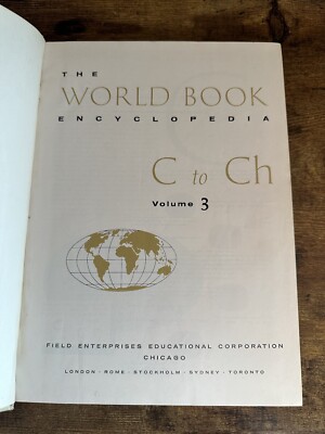 洋書 The World Book Encyclopedia 1967 World Book Encyclopedia 1-20 Complete 20 Volume Set 1967 BIN