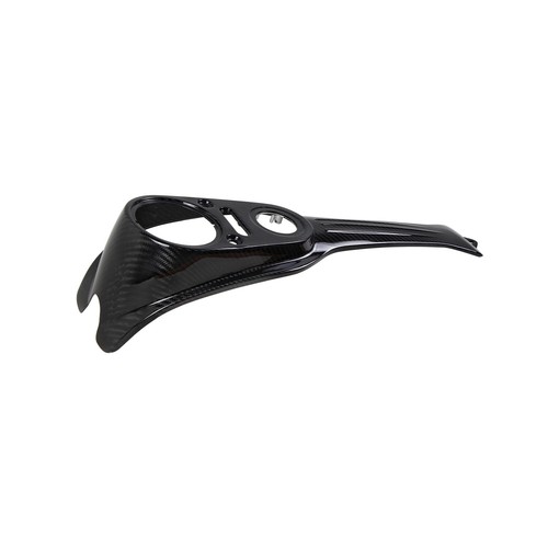 Cubierta de panel de tablero negro de fibra de carbono para Harley Dyna Street Bob FXDB/I - Imagen 4 de 8