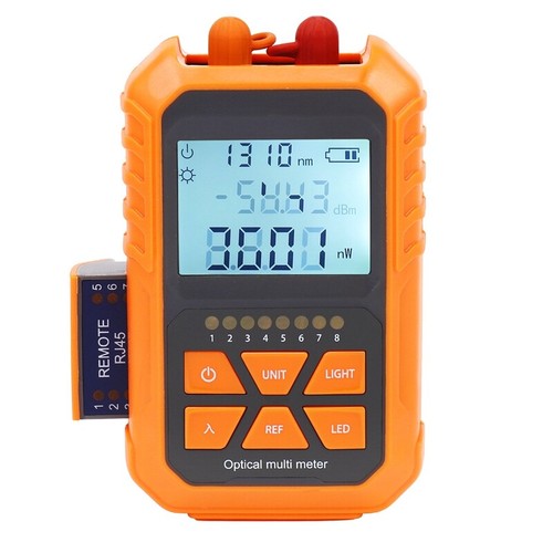 Mini-wattmètre Optique Avec Localisateur De Défauts (VFL) - Plage -70 à +10 DBm, Connecteur FC - Pour Fibre Optique