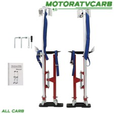 ALL-CARB 24-40 In Aluminum Drywall Stilts Tool For Taping Painting Painter Red
