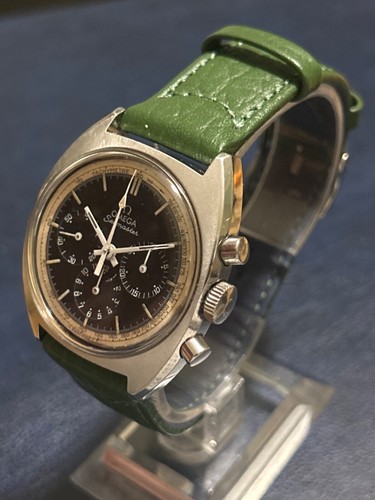 Omega Seamaster Tri-Compax Wonderful Vintage Original Dial Black & White Rare - Foto 13 di 16