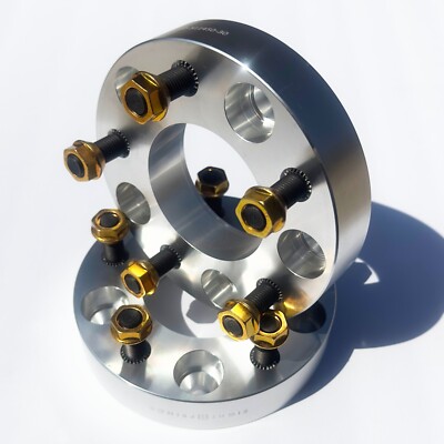 5x114.3 Bolt Pattern 30mm Thick 12x1.5 Thread 8 Prince Wheel Spacer Adapter