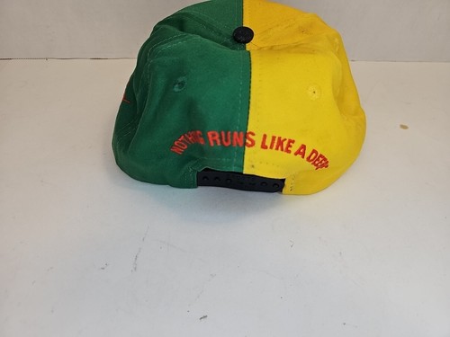 Cappello John Deere Motorsports Chad Little White Tonkin Snapback Made in USA Nascar - Foto 3 di 5