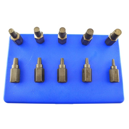 Juego de removedor de pernos de tornillo de 1/2" rosca inversa fácil de sacar 3-11 mm 10 piezas AT077 - Imagen 3 de 3