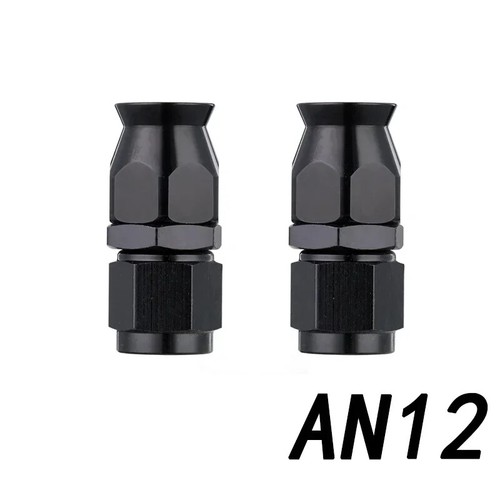 Adaptador de accesorios de extremo de manguera giratoria 2X 3AN 4AN 6AN 8AN 10AN 12AN PTFE Fuel Oil Gas - Imagen 18 de 36