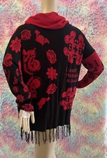 Desigual Turtleneck Fringe Jumper “portland” M