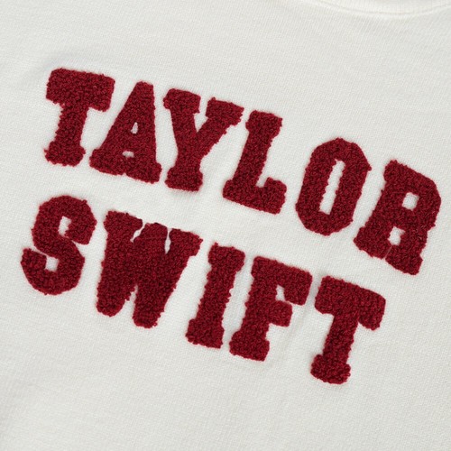 Taylor Swift Knit Sweater Ivory RED Taylors Version 22 XS Extra Small IN HAND - Picture 3 of 3