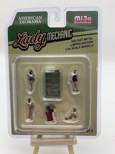 Lady Mechanic Set Maßstab 1:64 LIMITED EDITION American Diorama NEU - Bild 9 von 11