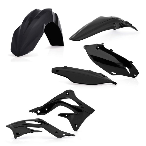 Acerbis Set Plastics Schwarz Kawasaki KX 450 F 2013 2014 2015 0016879.090-image