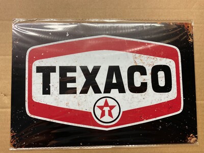 Blechschild 30x20cm, Garage, Deko, Geschenk, Schild. TEXACO