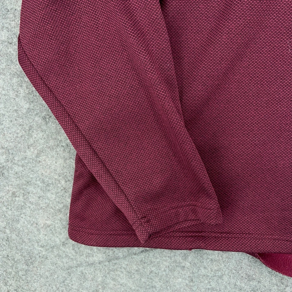 Chaqueta PGA Tour Para Hombres Grande Púrpura Media Cremallera Pullover Golf Ligera Foto 4 de 4