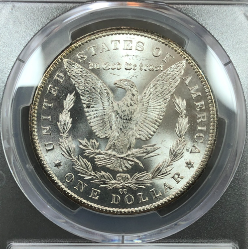1885-CC U.S. $1 Morgan Silver Dollar ~ Carson City ~ PCGS MS64 ~ Gold Shield - Bild 5 von 5