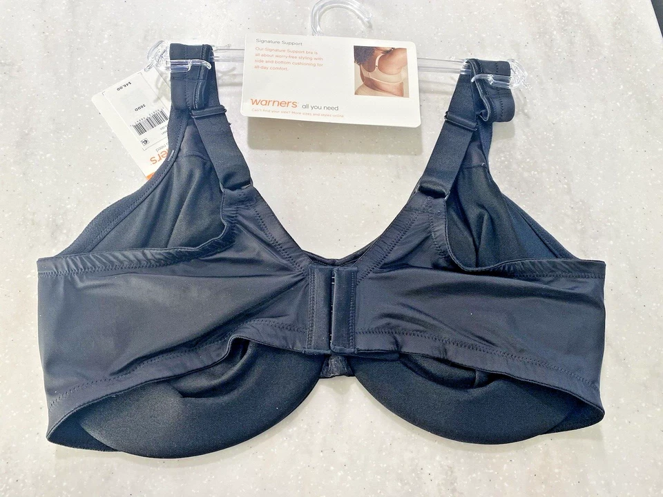 Warners SIGNATURE SUPPORT BRA cushioned underwire stretch 35002A BRAND NEW - Image 2 of 4