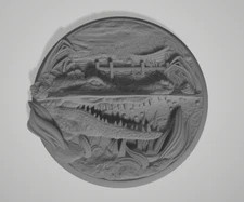 3d Model Stl File for CNC Router Laser and 3D Printer What Waits Beneath Model