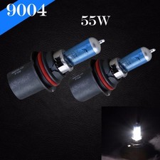 9004-hb1 White 5000k 55w Xenon Halogen Headlight 2x Light Bulb High Low Beam