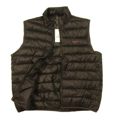 Barbour Men's Black Bretby Puffer Gilet Full Zip Vest | eBay