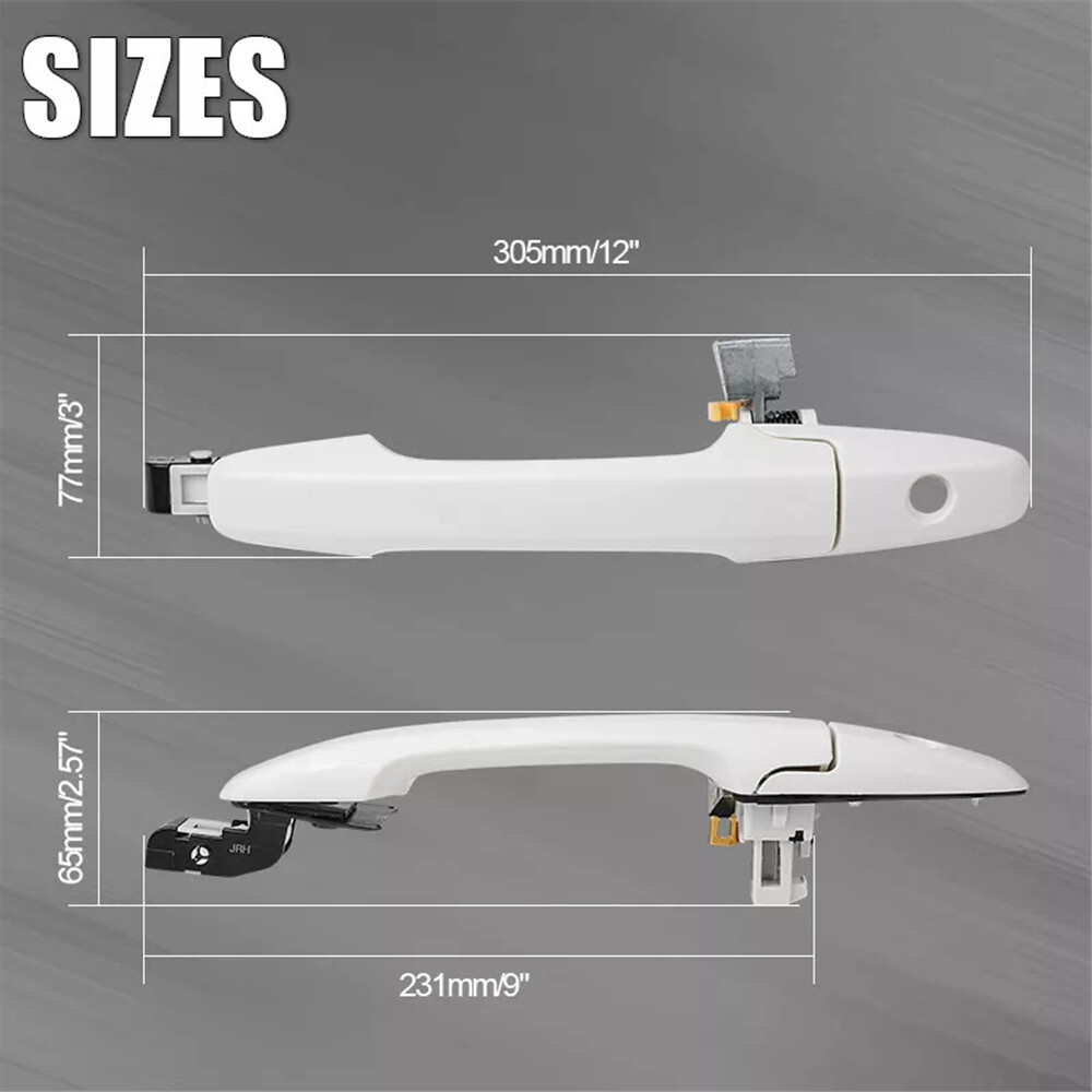 Exterior Door Handle For 2006-2011 Honda Civic & 2009-2014 Pilot - Front Right Side, Primed