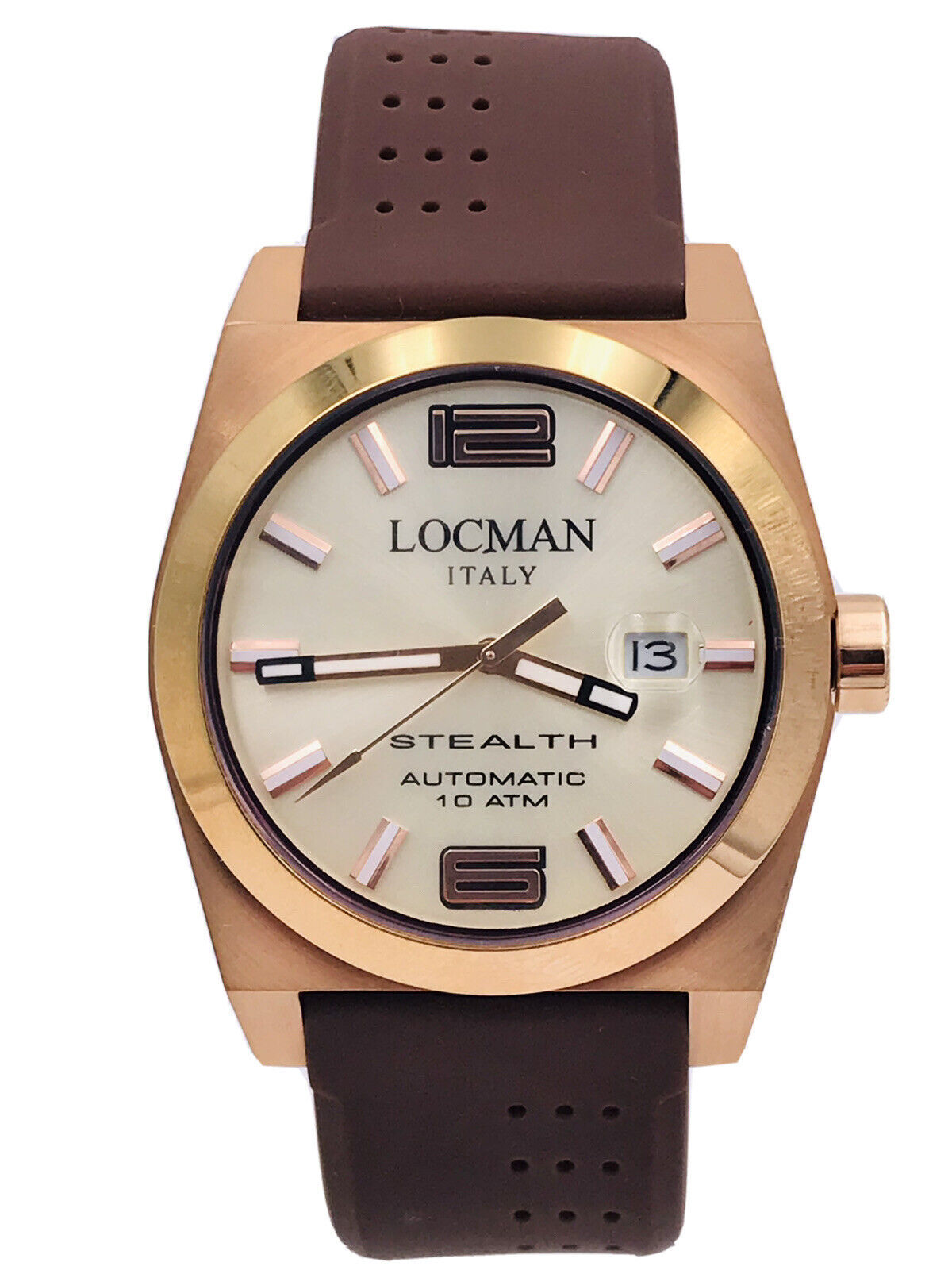Watch Locman Stealth Automatic 205PRR/565 1 21/32in Rubber on Sale New