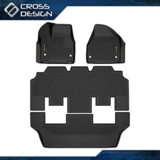 Floor Mats Fit For 2017-25 Chrysler Pacifica All Weather TPE 3D Floor Set Liner