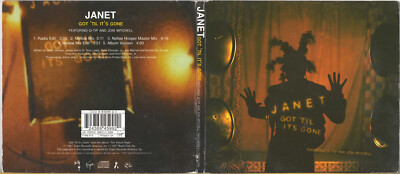 JANET JACKSON feat. Joni Mitchell & Q-Tip - Got 'Til It's Gone - UK CD Single