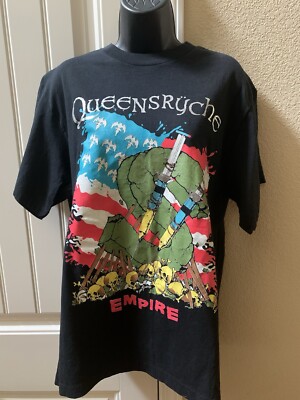 Vintage 1991 Queensryche Building Empires Tour Shirt-Large