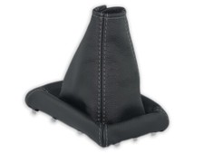 SCHALTMANSCHETTE FÜR NISSAN X-TRAIL T30 01-03 SCHALTSACK NATURLEDER NAHT GRAU