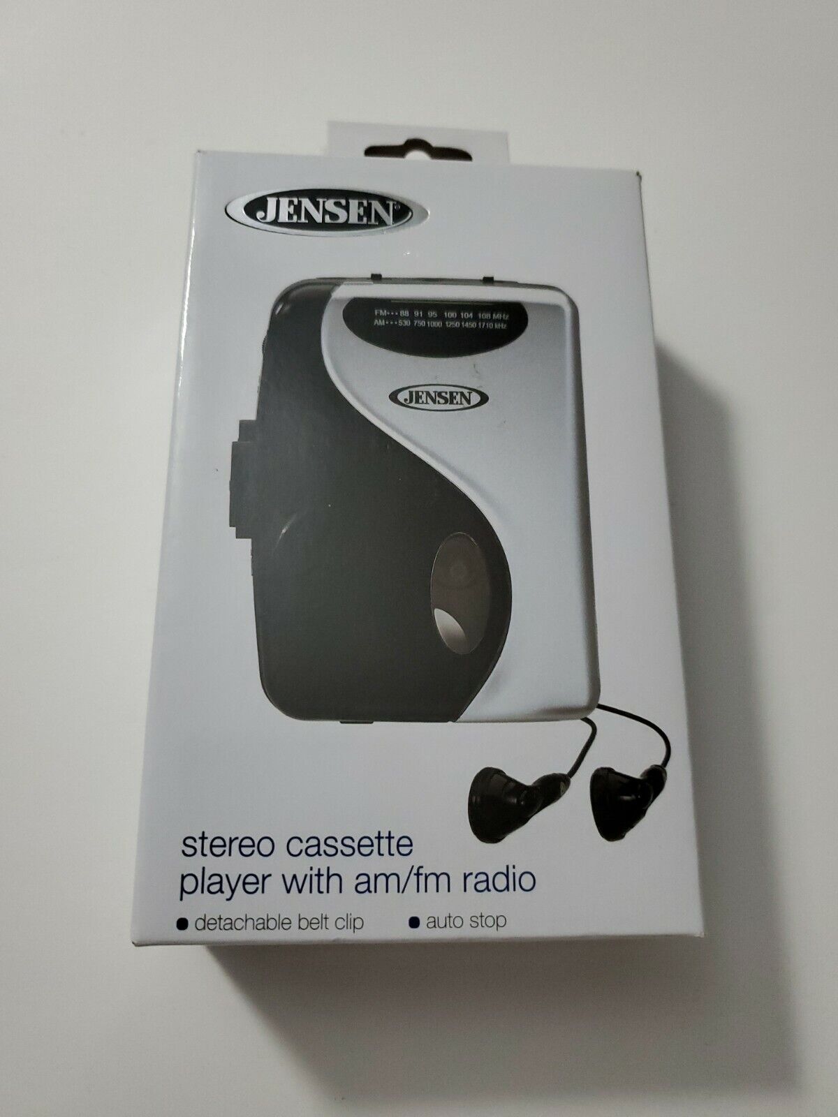 Jensen SCR-68C Stereo Cassette Player with AM/FM Radio - WALKMAN