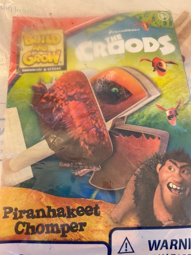 Lowes Build & Grow: The Croods Piranhakeet Chomper Kids Project Kit - Complete! - Picture 1 of 3