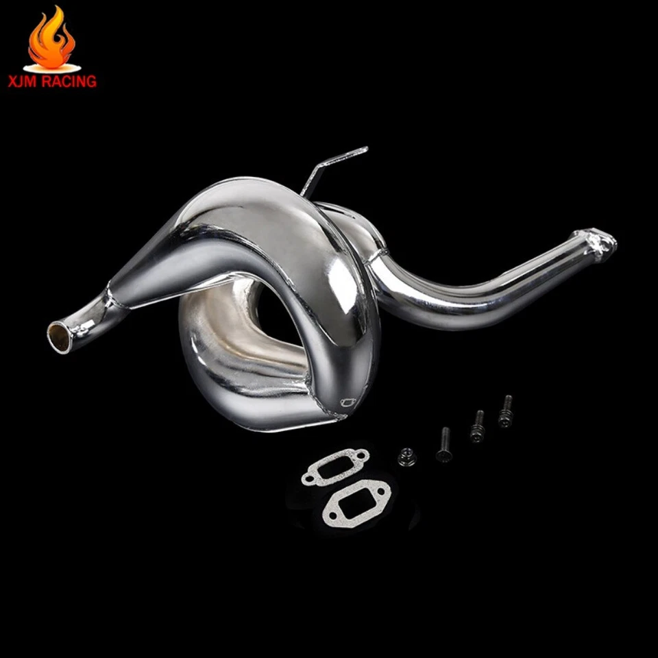 23-45CC Engines Exhaust Pipe For 1/5 HPI RV KM Redcat Gopad BAJA 5B 5T 5SC Parts - Image 2 of 4