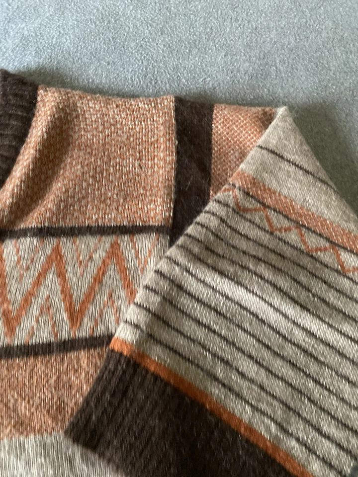 Joseph Magnin винтажный женский размер S многоцветный v-образным вырезом свитер с длинным рукавом ретро - Изображение 4 из 4