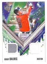 2021 Panini Diamond Kings Bobby Dalbec dual jersey patch rookie card Red Sox