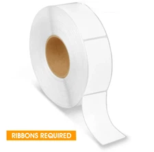 THERMAL TRANSFER LABELS, WHITE - 2"w x 4"h, 1500/RL, 8 RLS/CASE, ZEBRA