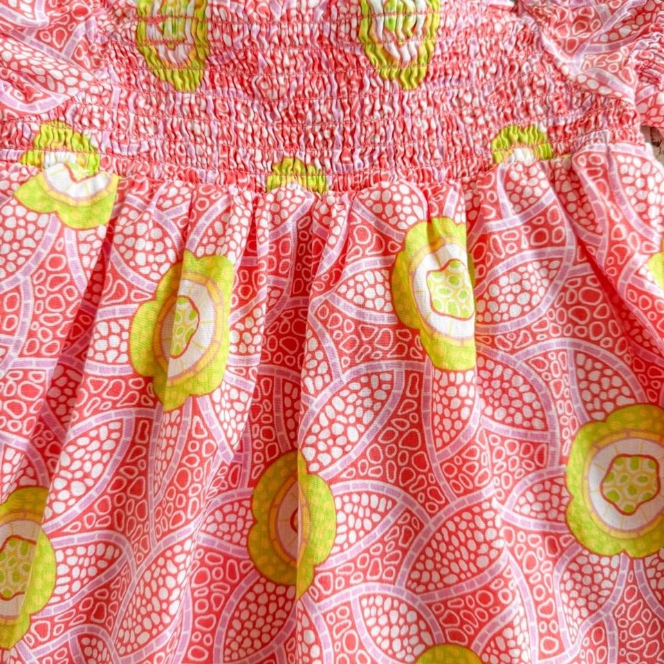 Robe Florale Bébé Fille 12-18 Mois - Marque Penelope Mack - Occasion Très Bon État