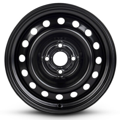 New Wheel For 2012-2017 Kia Rio 15 Inch Painted Black Steel Rim