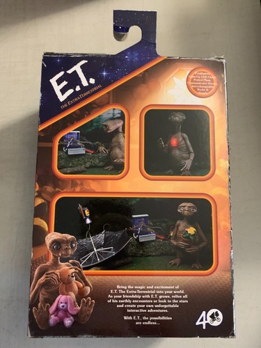 DELUXE Ultimate E.T. The Extraterrestrial 7" 40th Anniversary NEW NECA LED CHEST - Picture 2 of 2
