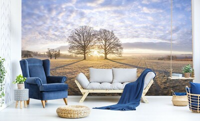 3D Sunshine Tree O266 Wallpaper Wall Mural Self-adhesive Assaf Frank Fay