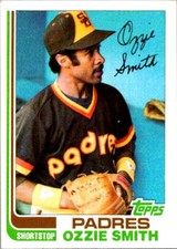 1982 Topps Set-Break # 95 Ozzie Smith San Diego Padres Free Ship