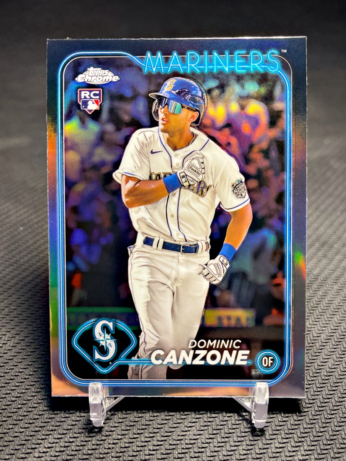 2024 Topps Chrome Baseball - #133 Dominic Canzone (RC) Refractor