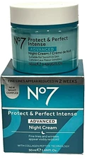 No7 PROTECT & PERFECT INTENSE ADVANCE, NIGHT CREAM, COLLAGEN PEPTIDE (3290)