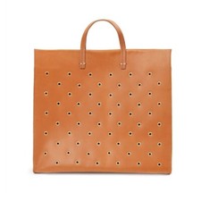 Clare V. Simple Tote Cuoio Vachetta Leather w...