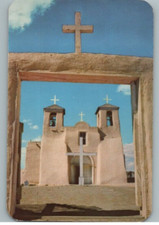 Vintage Postcard 1960-1970s Rancho De Taos Church, Taos, New Mexico (NM)