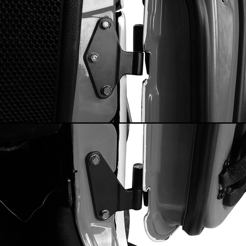 16PCS Door Black Steel Hinges Replaced Car Parts For Jeep Wrangler JK 2007-2018 - Picture 7 of 12