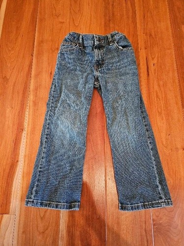 Boys Size 5 Wrangler Bootcut Denim Jeans With Elasticated Waist
