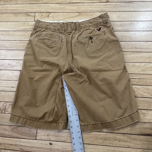 American Eagle Longer Length Shorts Men 32 Y2k Bermuda Brown Preppy Skate 11 in - Picture 8 of 23