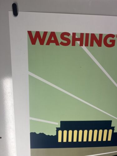 Original Reiseposter 2004 Amtrak Acela Washington DC Schwab - Bild 2 von 5