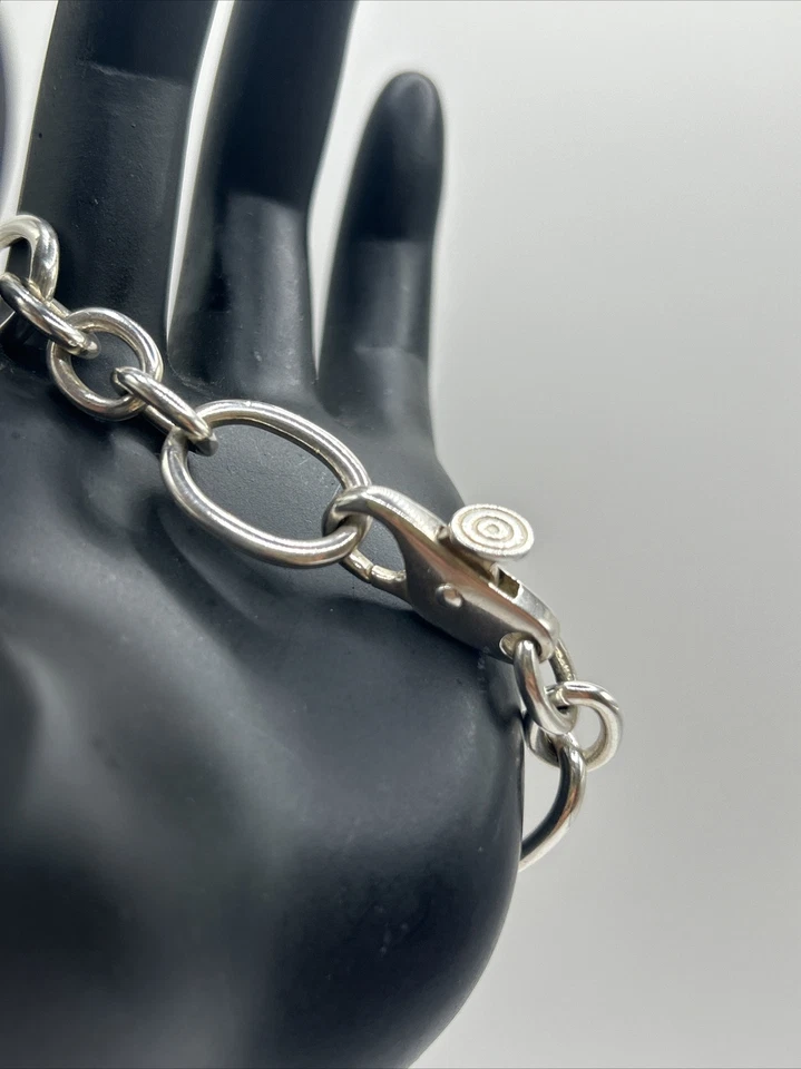 Barry Kieselstein Cord 2004 Multi Faith Cross Sterling Silver Chain Bracelet  - Image 3 of 4
