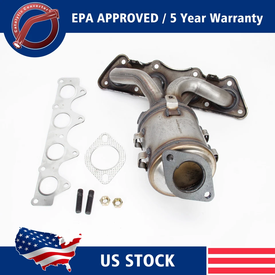 Fit 2012 2013 2014 2015 2016 起亚里约灵魂排气歧管催化转换器 — 第 4/4 张图片