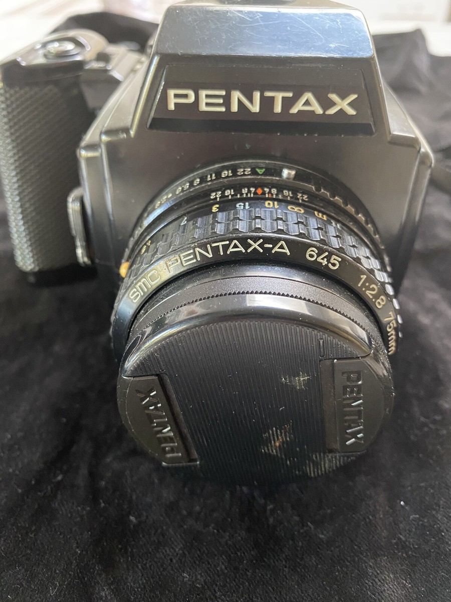 フィルムカメラ PENTAX 645 1:2.8 75mm フィルムカメラ PENTAX 645 1:2.8 75mm Pentax 645 Medium Format 75mm